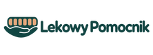Lekowy Pomocnik — logo z symbolem pomocnej dłoni